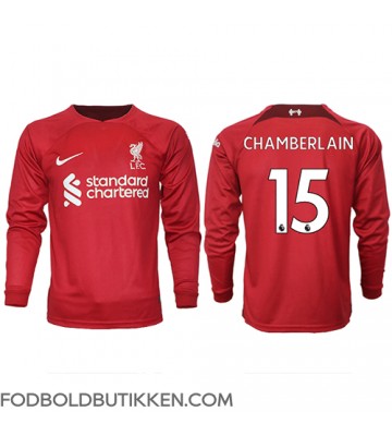 Liverpool Chamberlain #15 Hjemmebanetrøje 2022-23 Langærmet